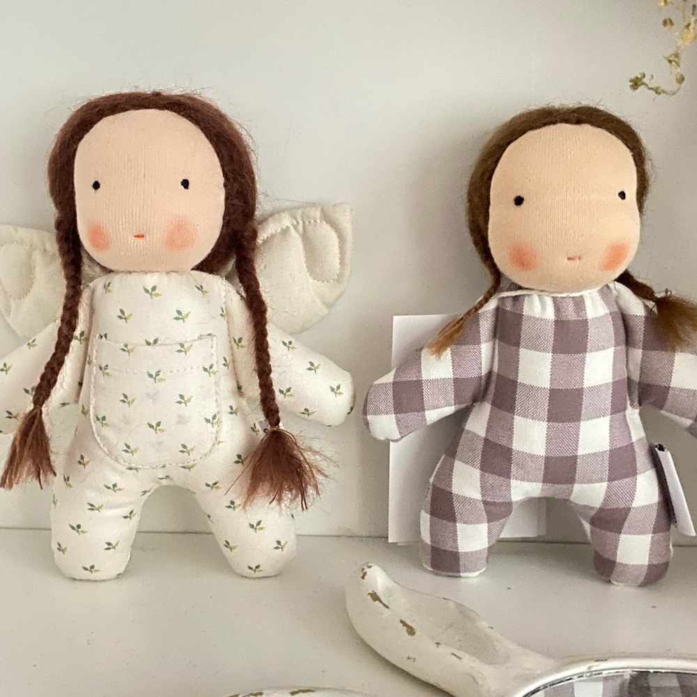 Flash sale • NWT • little kin studio mini waldorf girls